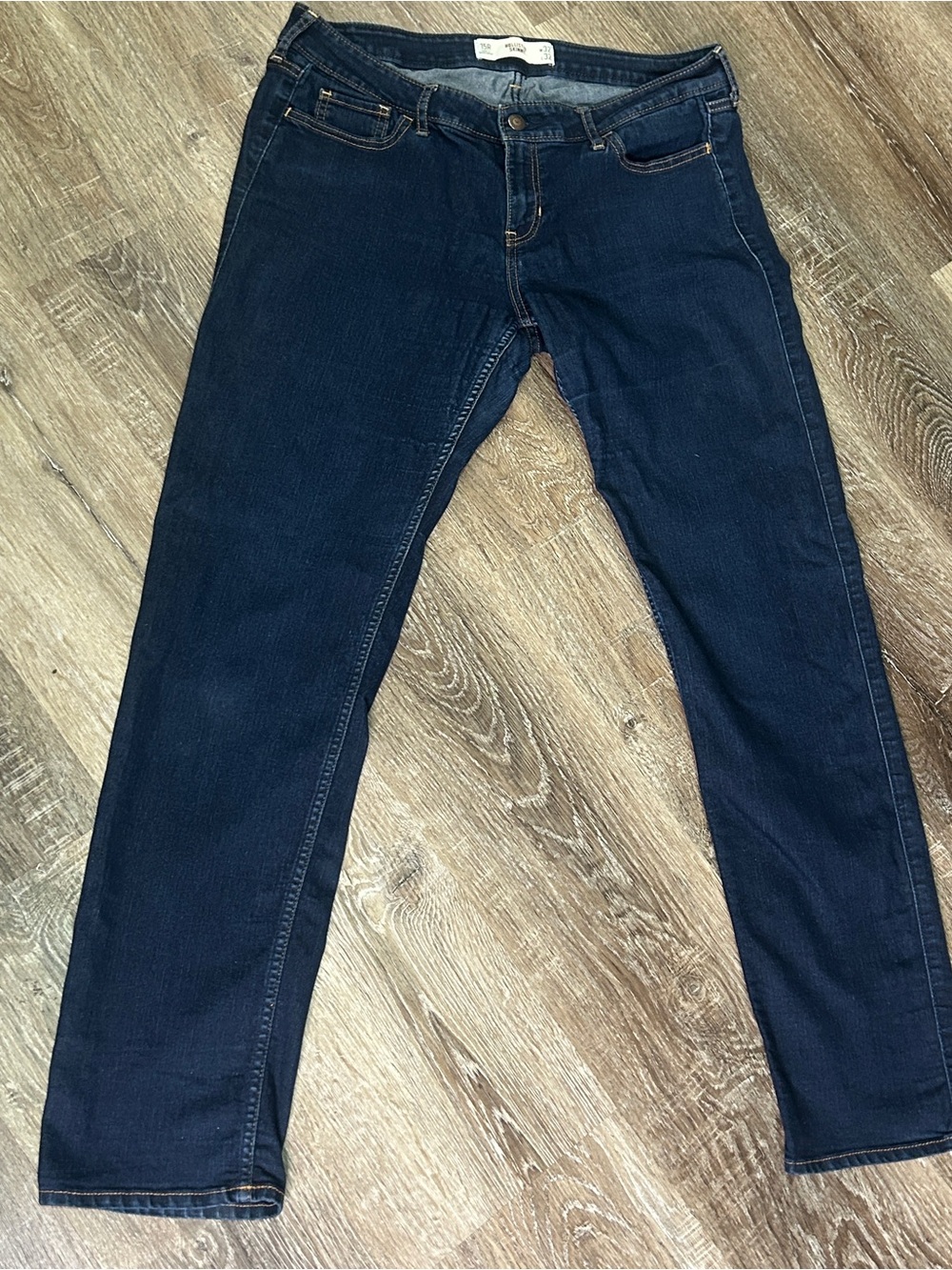 Hollister Dark Wash Skinny Jeans Size 15R W32 x L32 Stretch Denim